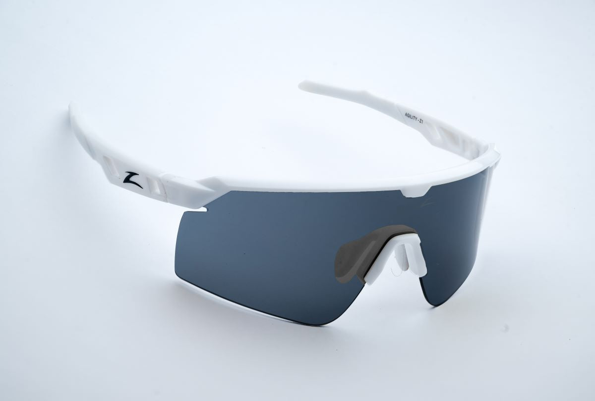 Agility Z1 - Vader-Slingz Eyewear-White Glossy-Slingz Eyewear-Floating Sunglasses-Ocean Designed
